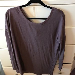 Tie back sweater
